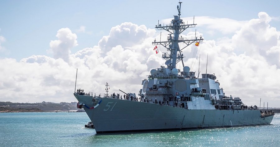 Στην Κύπρο το αμερικανικό καταδρομικό USS Arleigh Burke