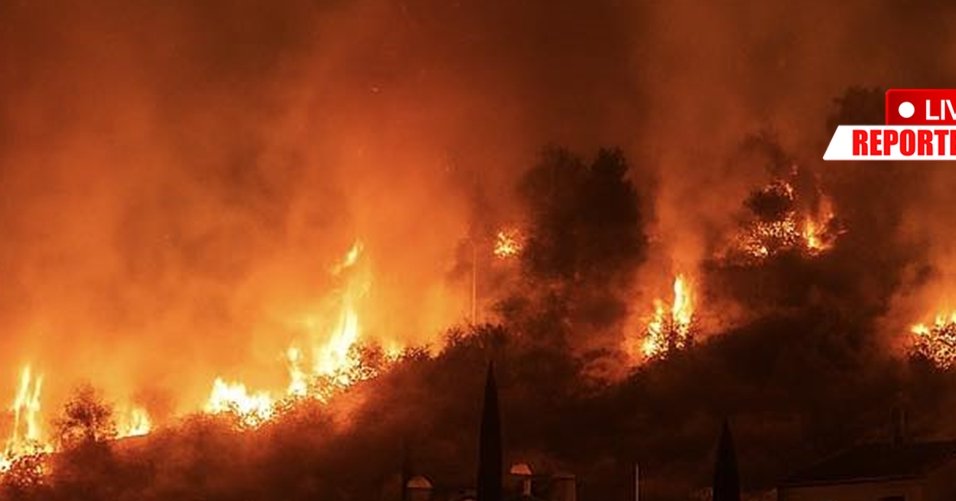 LIVE: Κόλαση πυρός στη Λεμεσό, πάνω από δέκα κοινότητες κάηκαν-Άρχισαν οι ρίψεις από τα εναέρια μέσα