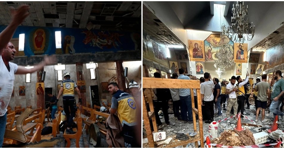 Στους 22 οι νεκροί από την επίθεση στην ελληνορθόδοξη εκκλησία στη Δαμασκό-Σκηνές χάους, επιρρίπτεται στον ISIS η ευθύνη