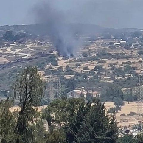 Υπό έλεγχο η φωτιά που ξέσπασε σε ξηρά χόρτα πίσω από το Γενικό Νοσοκομείο Λεμεσού (pics)