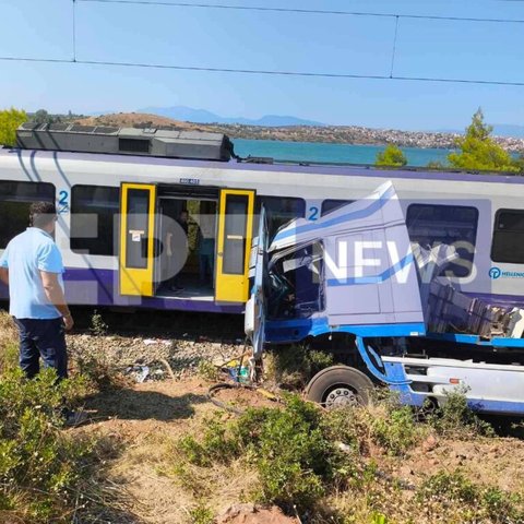 Συνελήφθη ο οδηγός του φορτηγού που συγκρούστηκε με τρένο