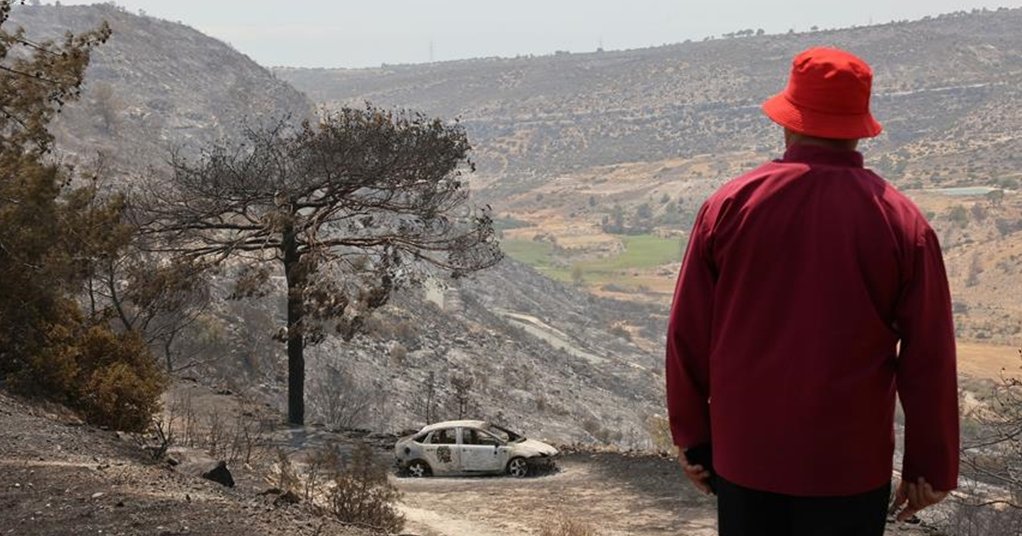 Στα 124 τετραγωνικά χιλιόμετρα η εκτιμώμενη καμένη γη στη Λεμεσό (pics)