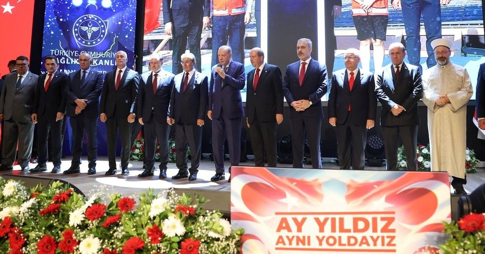 Επιμένει με τα «δύο κράτη» ανήμερα της επετείου της τουρκικής εισβολής ο Ερντογάν από τα κατεχόμενα