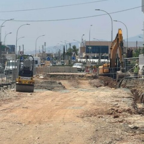 Δεν θα διακοπούν τον Αύγουστο οι εργασίες για οδό Τσερίου-Έχει δοθεί σε κυκλοφορία το ανατολικό μέρος