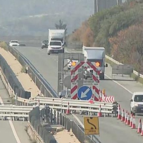 Στην κυκλοφορία ο αυτοκινητόδρομος στο ύψος της γέφυρας Καλαβασού-Η ανακοίνωση των Δημοσίων Έργων