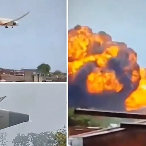 ΒΙΝΤΕΟ: Η στιγμή της συντριβής του αεροσκάφους με τους 242 επιβάτες σε κατοικημένη περιοχή στην Ινδία-Σκηνές χάους