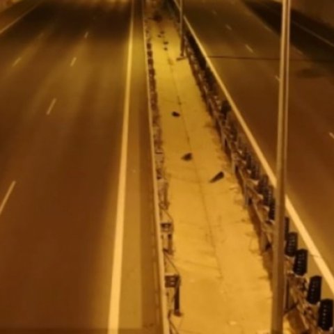 Τροχαίο στον αυτοκινητόδρομο-Έκλεισε η έξοδος προς τον κυκλικό κόμβο Καλαμών