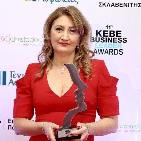 Βράβευση Έλενας Γαλανού στα ΚΕΒΕ Business Leader Awards-Business Leader στην κατηγορία «Εμπόριο»