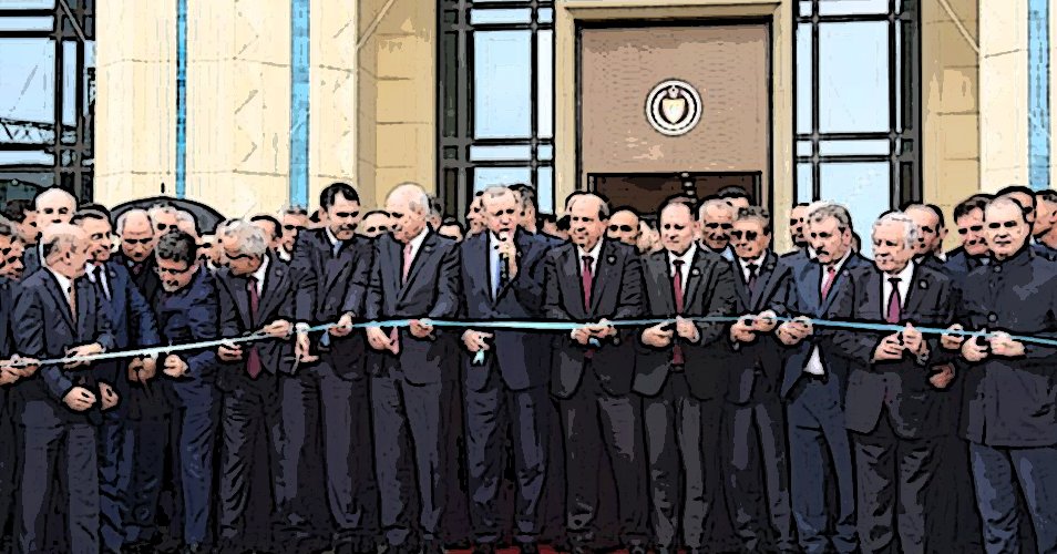 Παραλήρημα Ερντογάν στα εγκαίνια του «προεδρικού»-«Ένδειξη κοινού πεπρωμένου Τουρκίας και “τδβκ”»