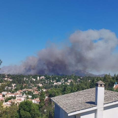 ΒΙΝΤΕΟ: Μπαράζ πυρκαγιών στην Ελλάδα-Μάχη με τις φλόγες σε Σταμάτα και Αγγελόκαστρο