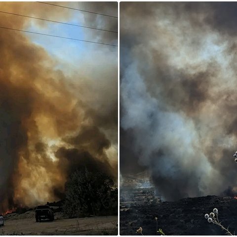 LIVE: Συνεχείς εναλλαγές ανέμων δυσχεραίνουν την κατάσβεση της πυρκαγιάς-Εκκενώθηκαν άλλες 20 οικίες