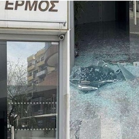 Ψάχνουν τους δράστες για τους βανδαλισμούς στα γραφεία του ΔΗΣΥ-«Τέτοιες ενέργειες στρέφονται κατά της Δημοκρατίας»