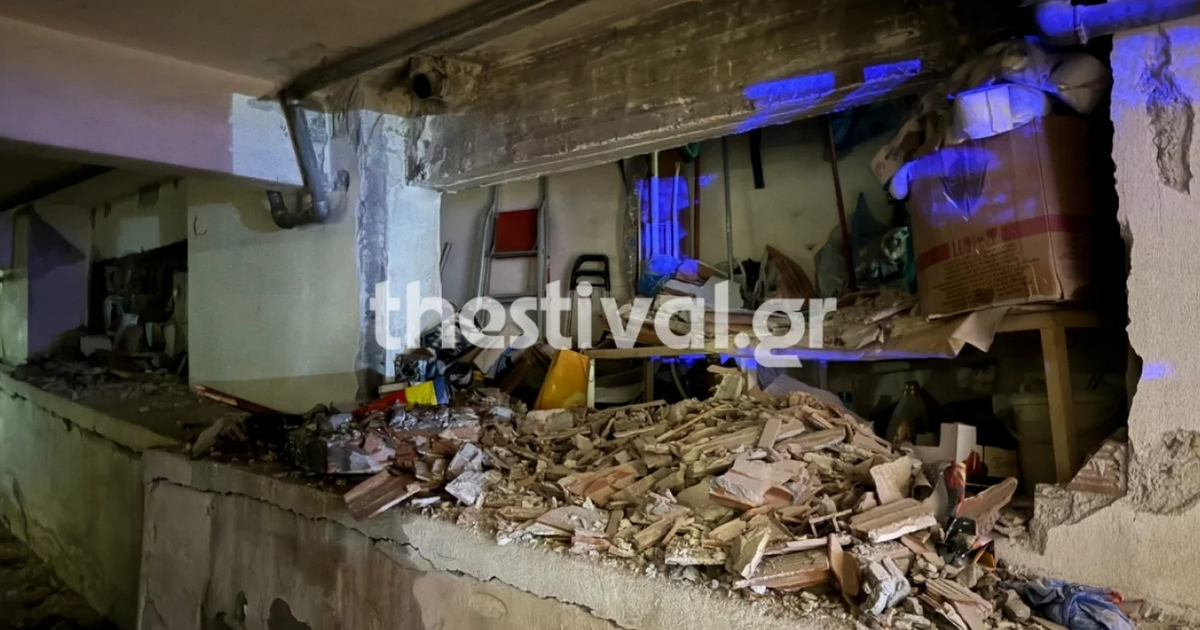 Ισχυρή έκρηξη σε ισόγειο πολυκατοικίας στη Θεσσαλονίκη–Δύο ελαφρά τραυματίες και μεγάλες καταστροφές