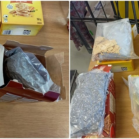 Έκρυψαν δέκα κιλά ναρκωτικά σε συσκευασίες corn flakes και μπισκότων και τα δήλωσαν ως… δώρο