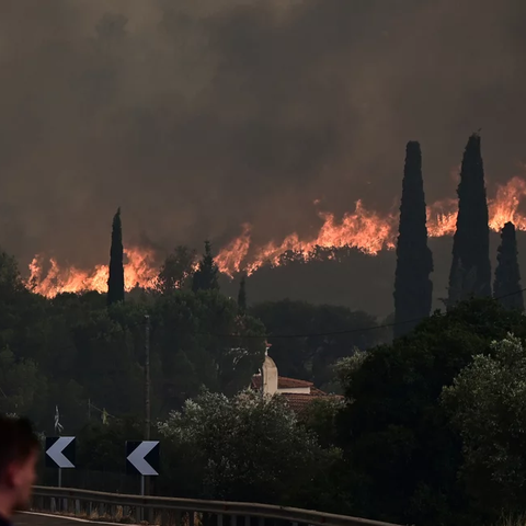 Συνελήφθη ένα πρόσωπο για τη φωτιά στην Μάνδρα