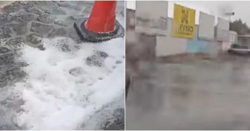 ΒΙΝΤΕΟ: Άνοιξαν οι ουρανοί, βροχές και χαλάζι σε διάφορες περιοχές