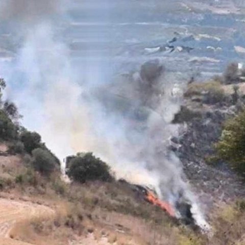 Πυρκαγιά σε δύσβατη περιοχή στην Πάφο-Κατέκαψε οκτώ δεκάρια γης