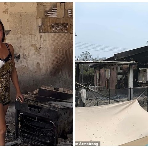 Η συγκλονιστική μαρτυρία ζεύγους που κάηκε το σπίτι τους στο Σούνι-«Δεν υπάρχει τίποτα, απολύτως τίποτα»