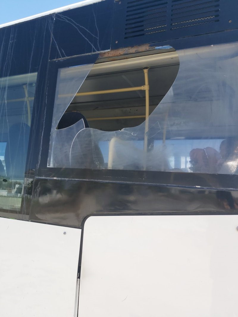 Bus damage 1